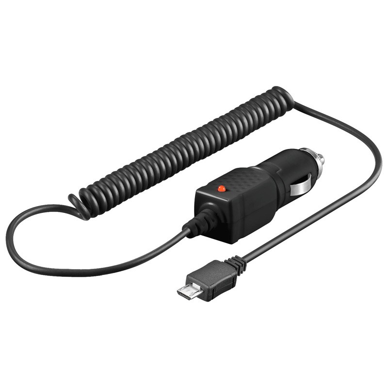 Cargador MicroUSB MECHERO 12V/24V a 5Vdc 1A