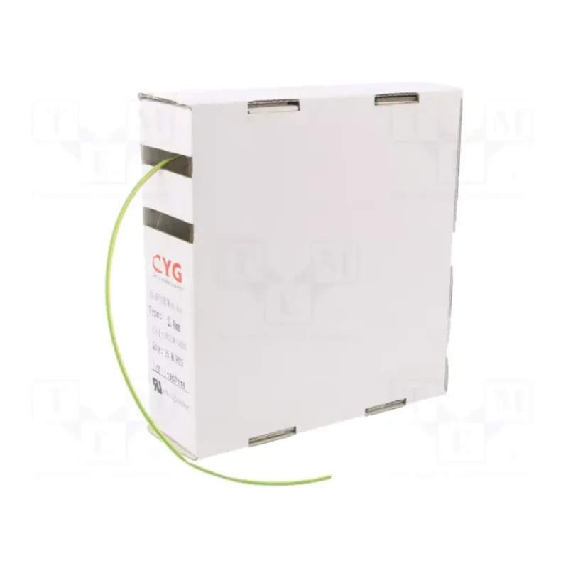 TUBO TermorretrÃ¡ctil 2.4mm AMARILLO/VERDE (Caja con 15m)