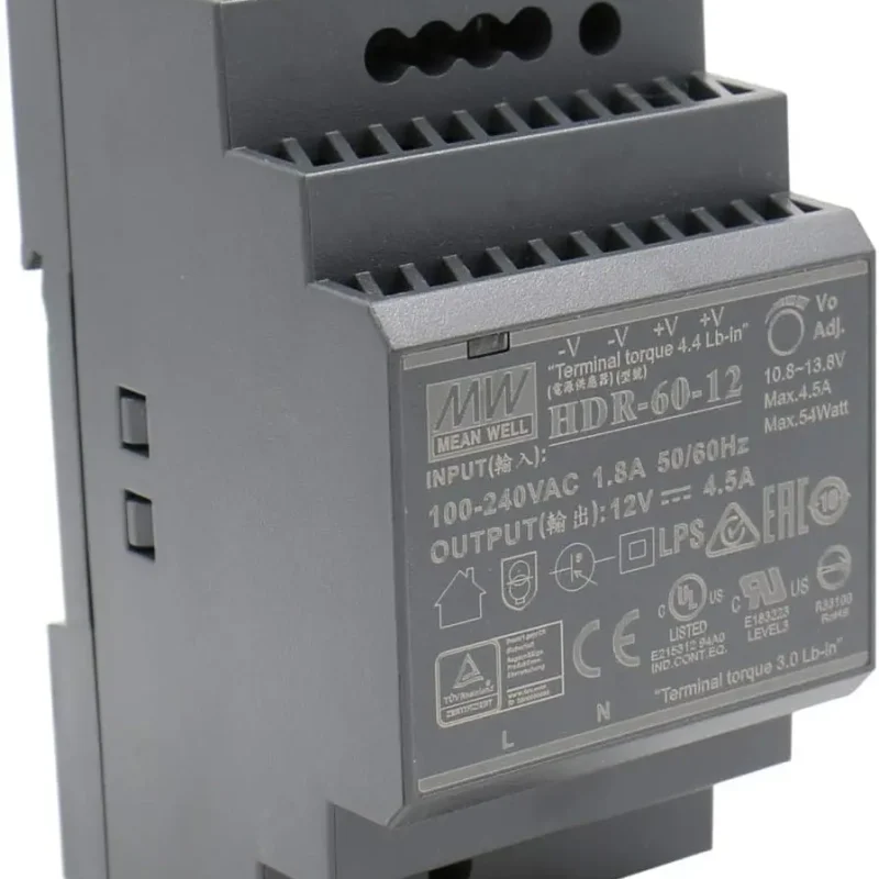 Fuente Alimentacion Carril DIN 12V/50W 4,5A MW