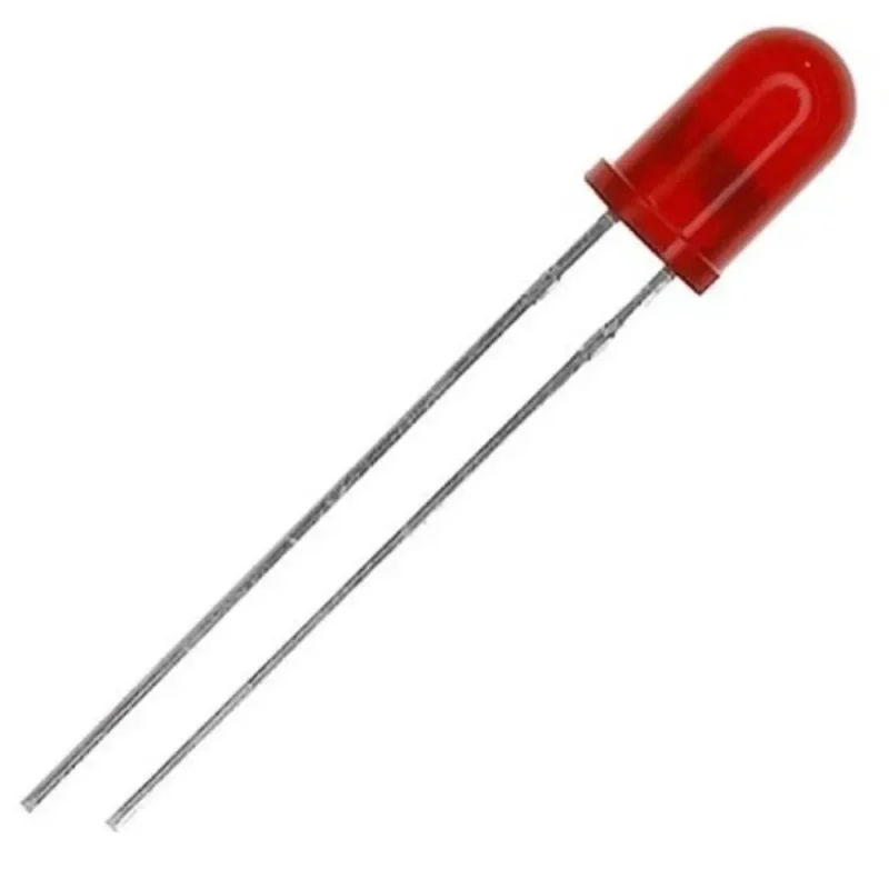 Diodo LED 5mm ROJO 624mcd 2-3V 45Âº HT504SURD