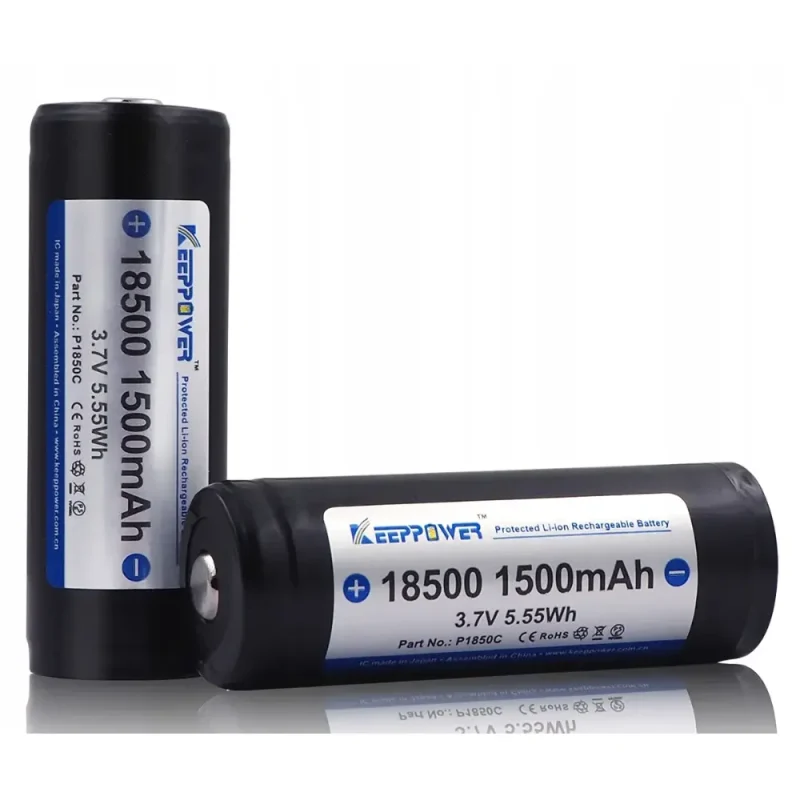 BaterÃ­a LITIO ICR18500 3,7V/1500mAh Terminales Planos