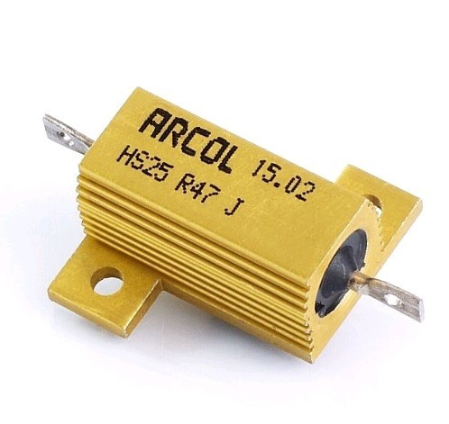 Resistencia Bobinada Potencia 47R 25W 5% Metalica Arcol