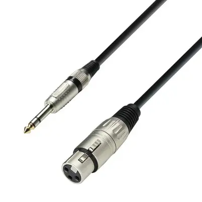 Cable XLR Hembra a JACK 6.3 Macho ST 3m