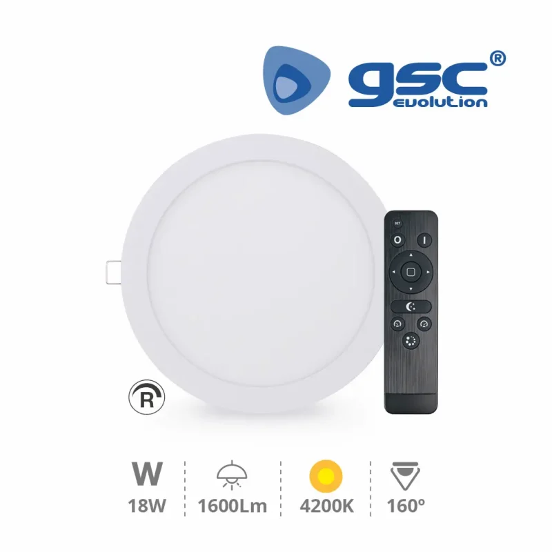 Downlight LED GORT Empotrable Redondo 18W 4000K