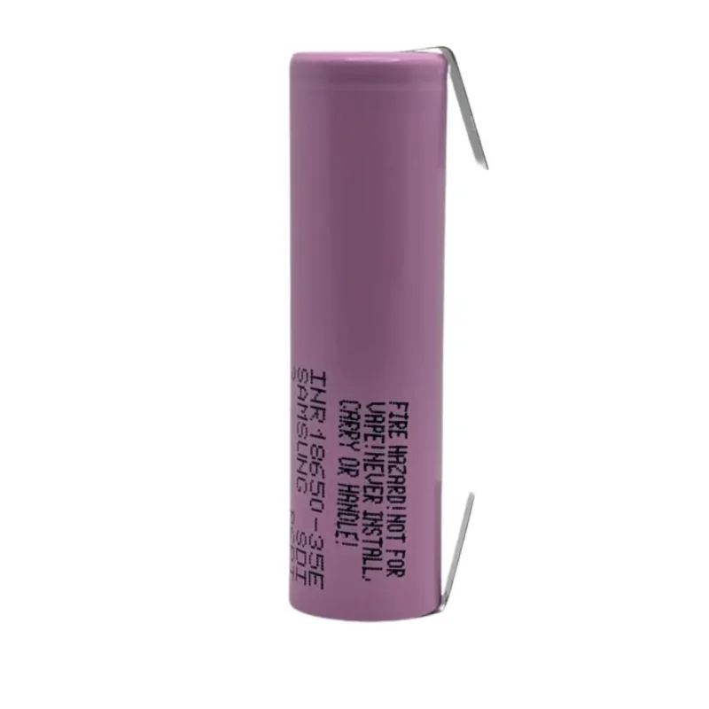 Bateria Litio 3,6V 3500mA Terminales Soldar ICR18650