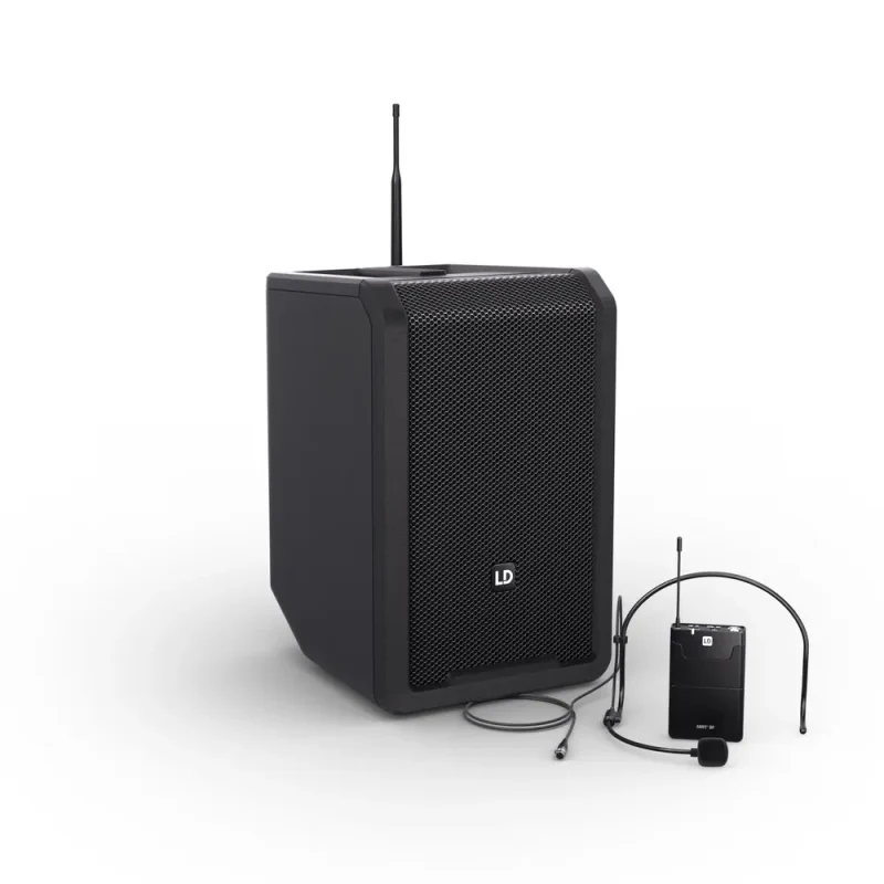 Altavoz Portatil BT 8′ 80W Diadema NEGRO LD ANNY8