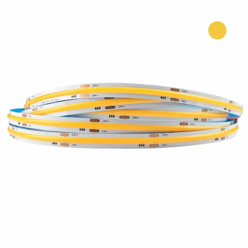 Tira LED COB 3000K 24V 10W/m 480 IP20 5m ECO