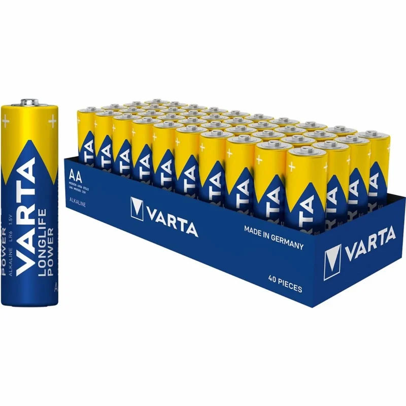 Pila LR06 AA Alcalina INDUSTRIAL PRO VARTA (Caja 40 pilas)