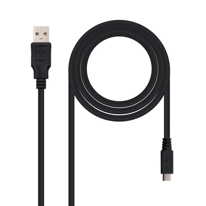 Cable USB 2.0 a MicroUSB 3m NANOCABLE