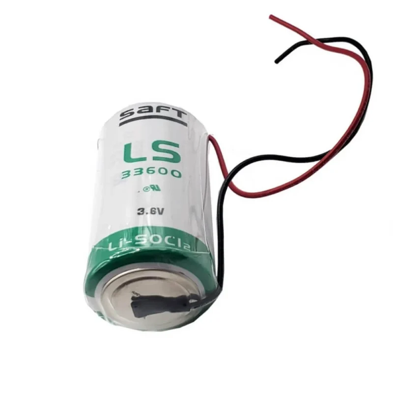 PILA LITIO LS33600/EHR-2 3,6V/17000mAh SAFT Terminales cable Conector