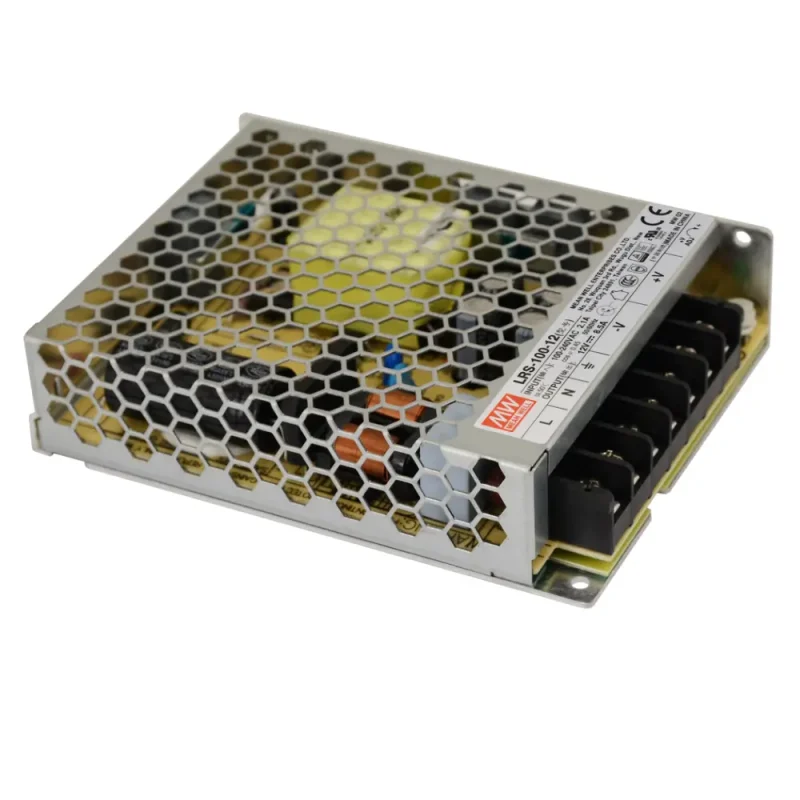 Fuente Alimentacion Conmutada 12Vdc 100W 8,5Amp  MW