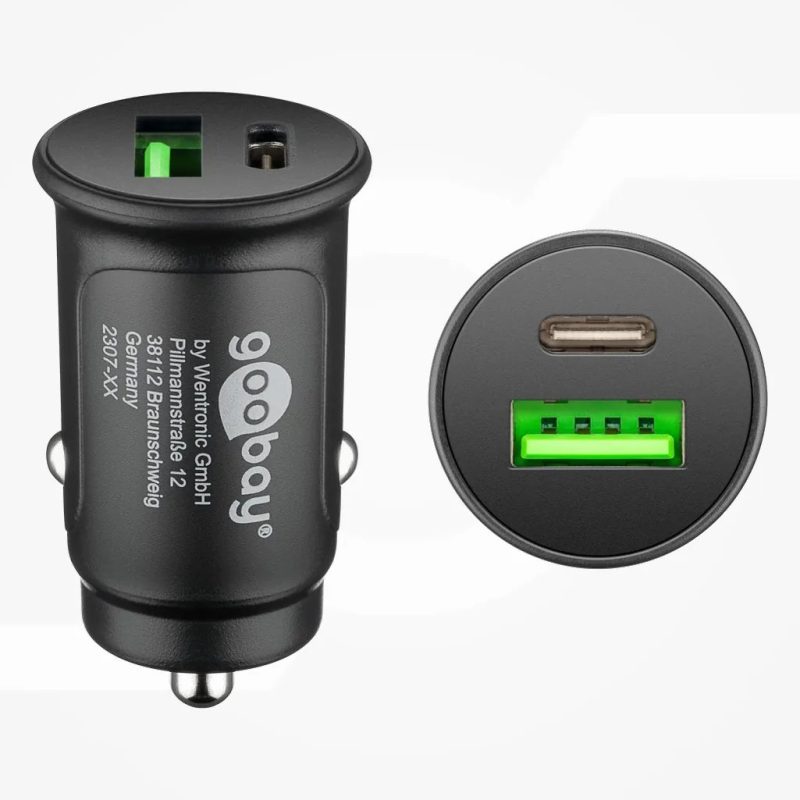30 W Power Delivery Cargador rÃ¡pido para coche de doble USB-C PD