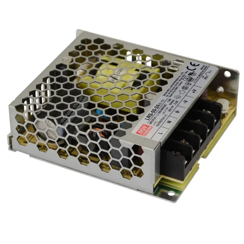 Fuente Alimentacion Conmutada 24Vdc 50W 2,3Amp  MW