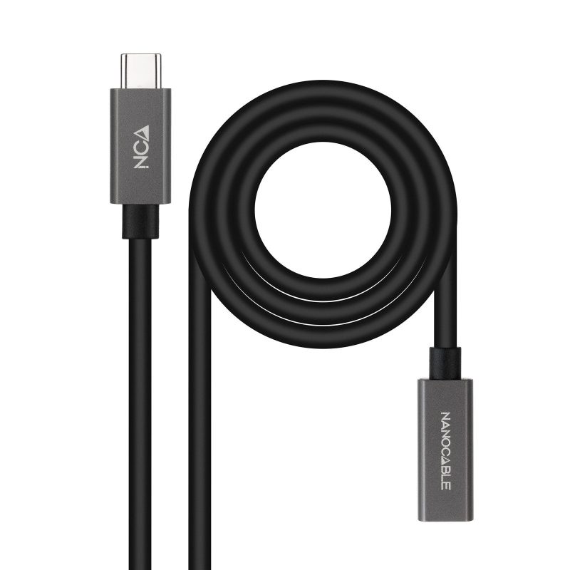 Cable Prolongador USB-C Macho Hembra USB3.2 1m NANOCABLE