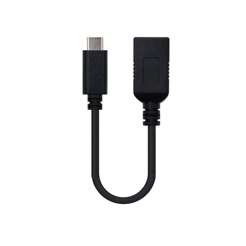 Cable USB 3.1 A/H a USB-C OTG 5Gbps 0,15cm NANOCABLE