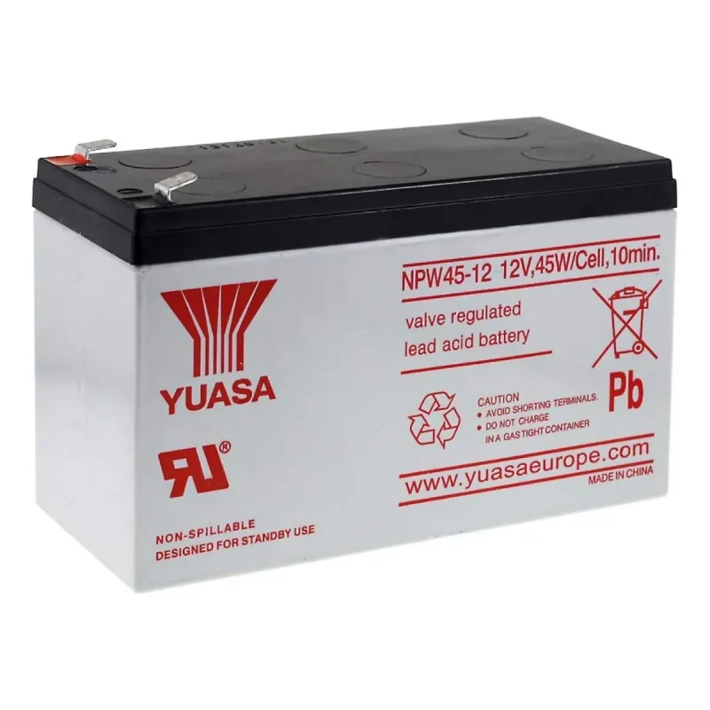 Bateria PLOMO 12V 8,5Ah UPS/SAI YUASA NPW45-12