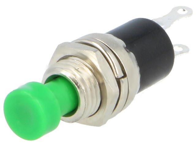 Pulsador Abierto Reposo Boton VERDE OFF-(ON)
