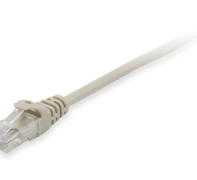 Latiguillo RJ45 Cat6 UTP CCA 15m GRIS EQUIP
