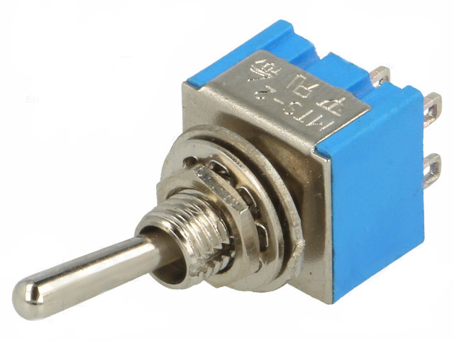 Interruptor Palanca Bipolar 2 Posiciones 3A/250Vac ON-ON
