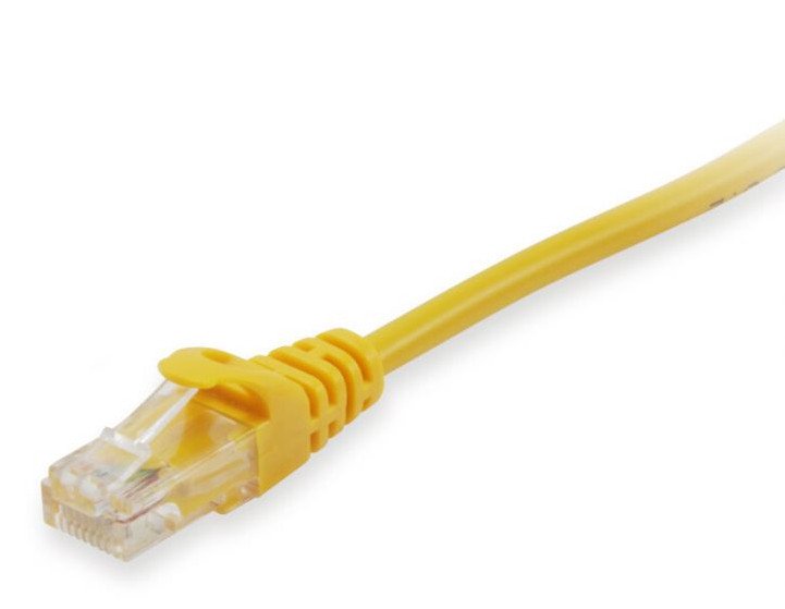 Latiguillo RJ45 Cat6 UTP CCA 5m AMARILLO EQUIP