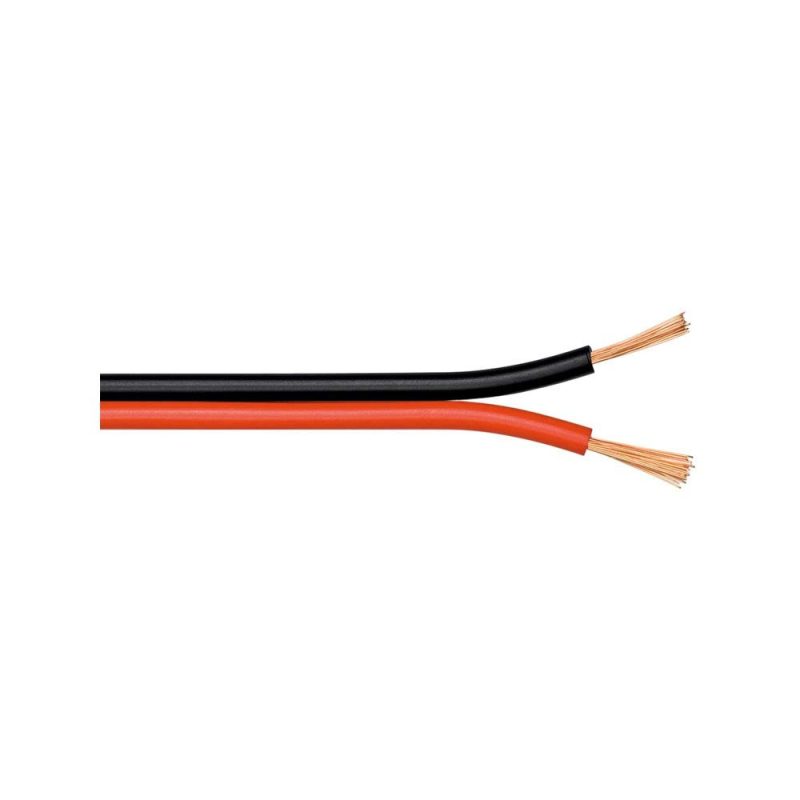 Cable Paralelo 2×1,5mm ROJO/NEGRO CCA (25m)