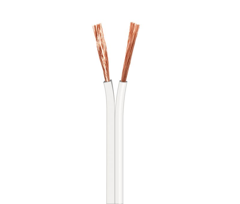 Cable Paralelo 2×0,75mm BLANCO Polarizado (25m)