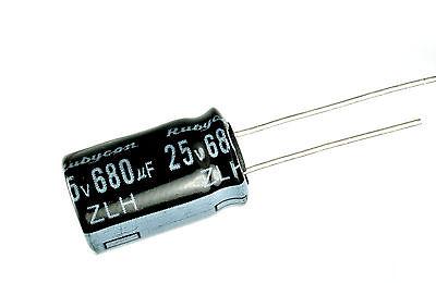 680uF 25Vdc Condensador Electrolitico 10x17mm Radial