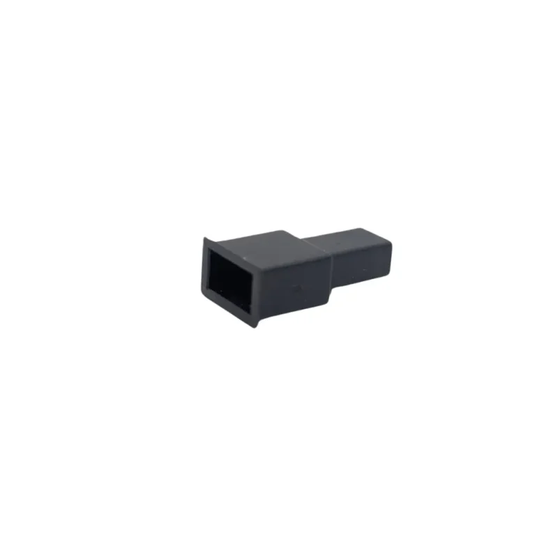 Funda Terminal Faston Macho 6.3mm NEGRO