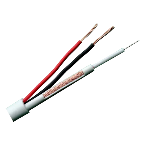 Cable MicroRG59 + 2×0,75mm BLANCO (300m)