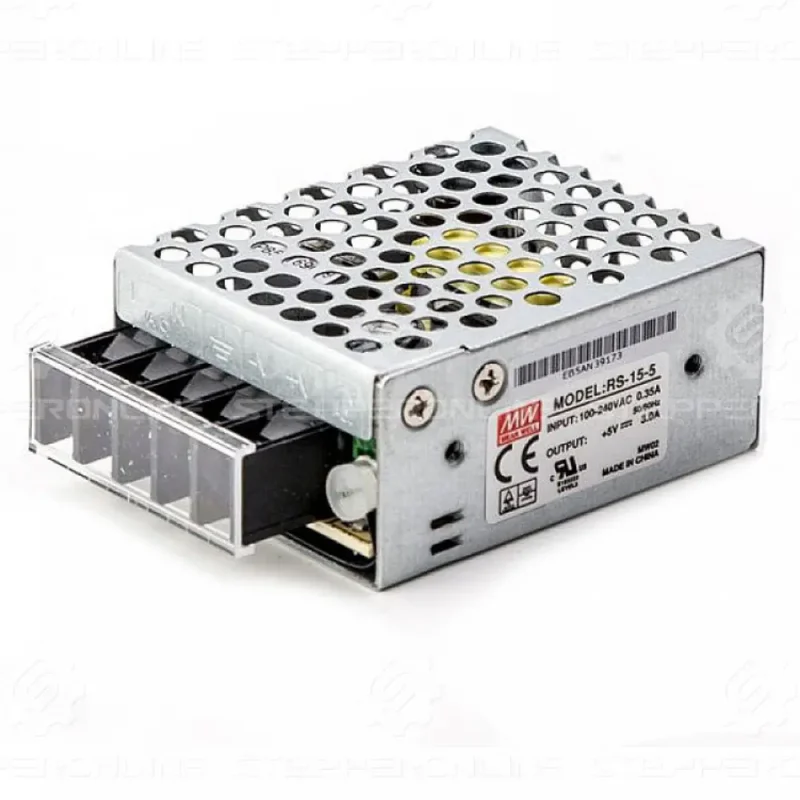 Fuente Alimentacion 5Vdc 3Amp 15W IP20 MW