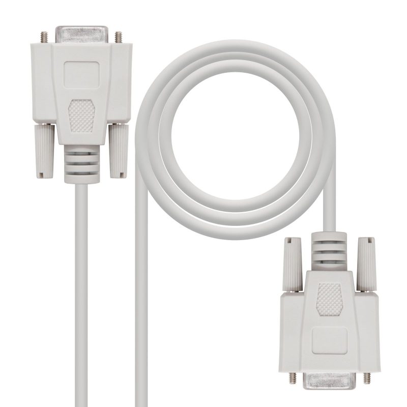 Cable D-Sub DB9 Hembra a DB9 Hembra CRUZADO 1,8m