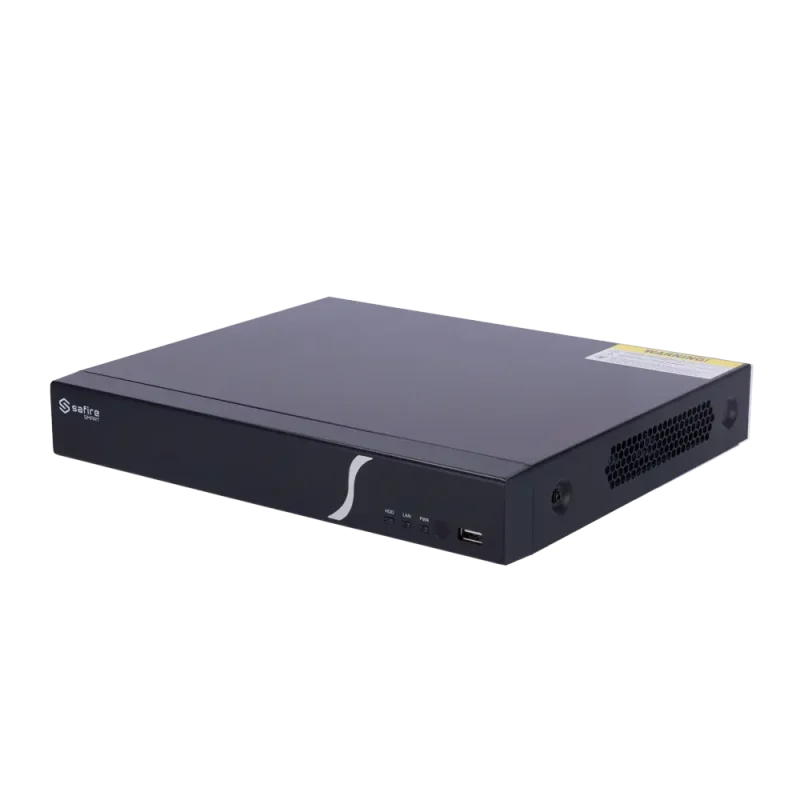 Grabador NVR 16Ch IP 8Mpx 112Mbps SAFIRE SMART