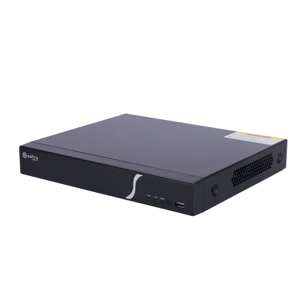 Grabador NVR 16Ch IP 8Mpx 112Mbps SAFIRE SMART