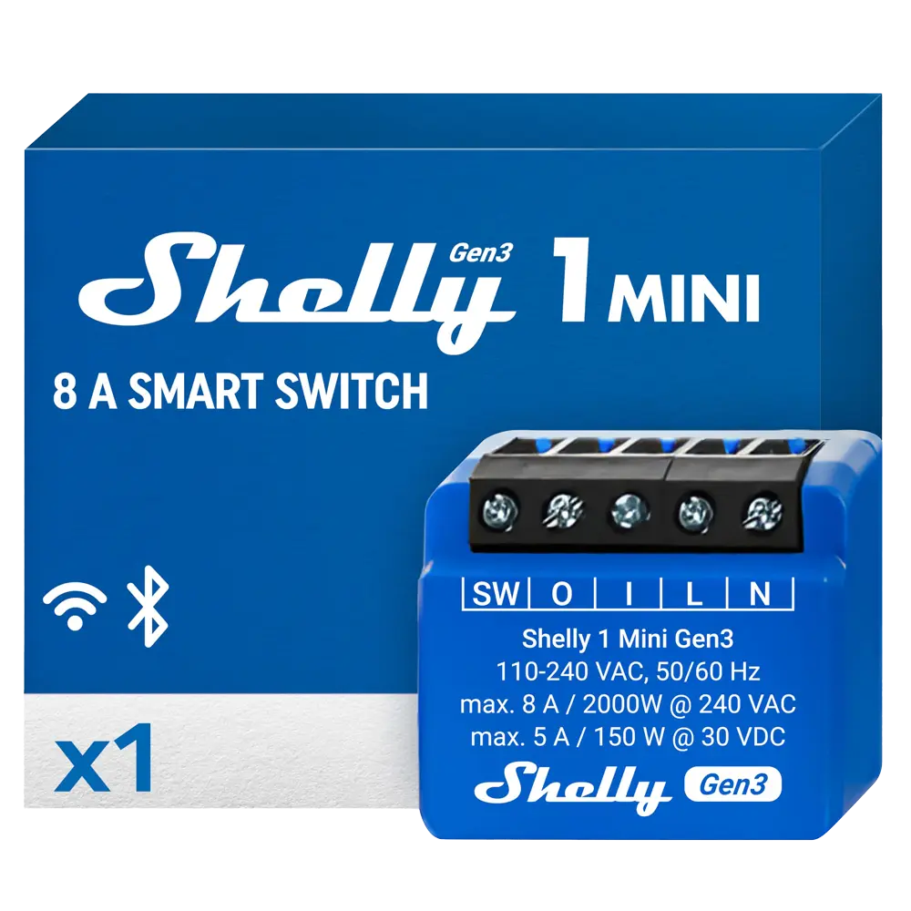 Interruptor Wifi SHELLY 1 MINI GEN3