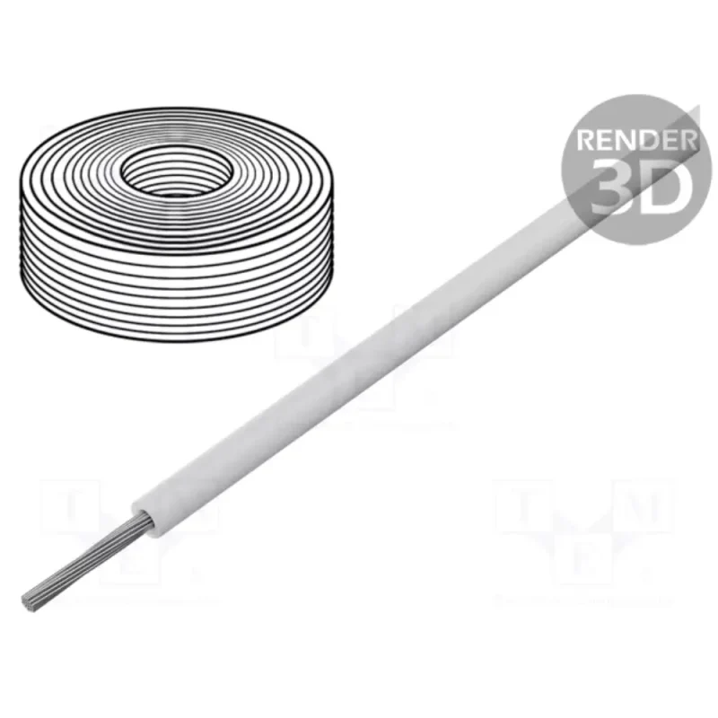 Cable Silicona 1,5mm 300/500V color BLANCO