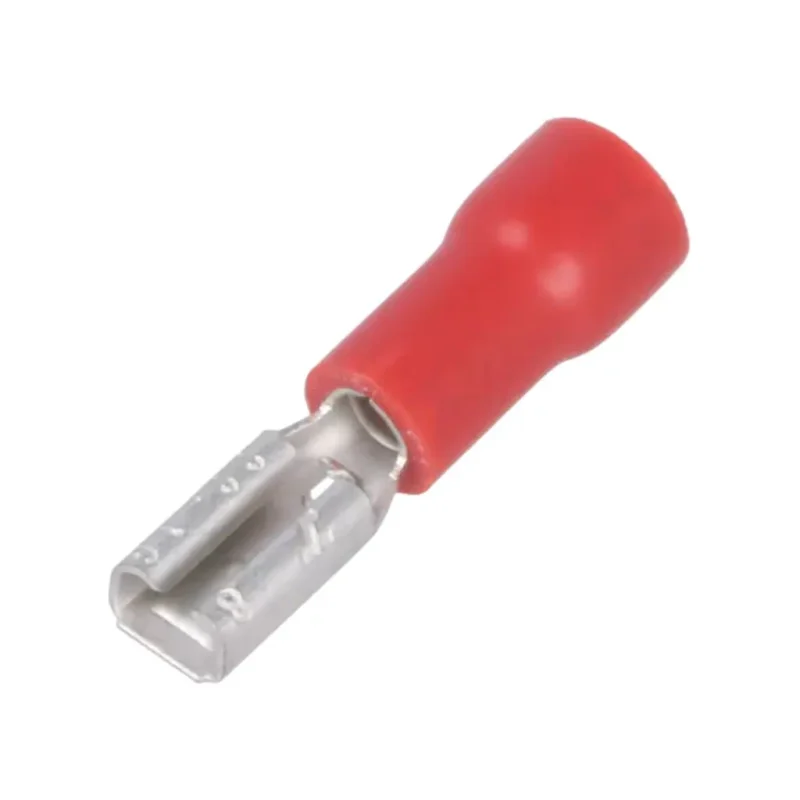 Terminal Faston Hembra 2,8mm Preaislado ROJO (100 Uds.)