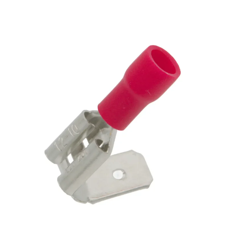 Terminal Faston Macho-Hembra 6.3mm Preaislado ROJO