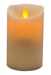 Vela artificial LED Marfil Luz color AMARILLO