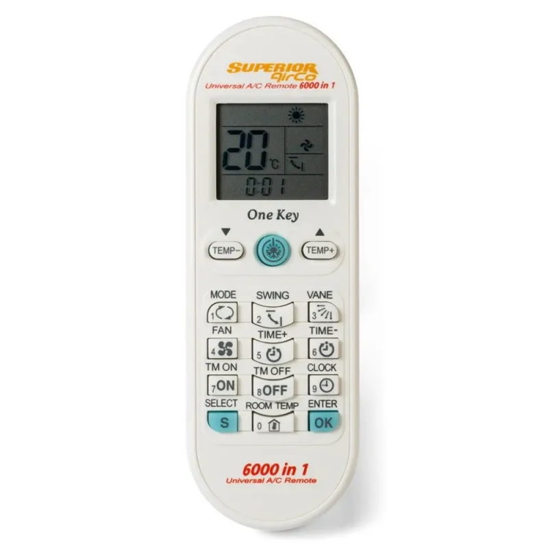 Mando Aire Acondicionado 6000 CÃ³digos SUPCU003