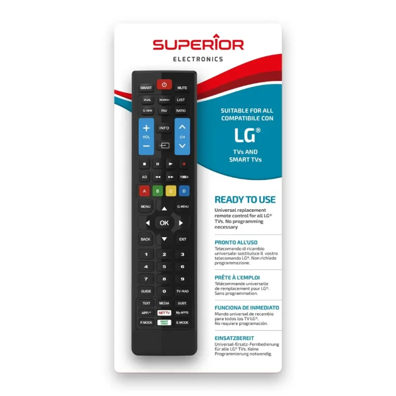 Mando Universal Televisores LG Smart (SUPTRB034)