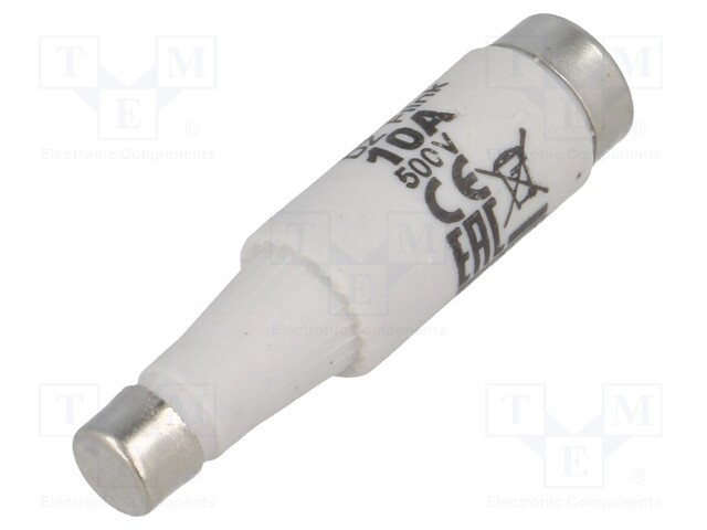 Fusible DI Rapido 10A 500Vac y 500Vdc Ceramico
