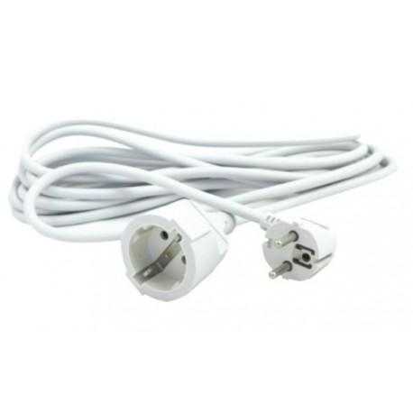 Prolongador Electrico SCHUKO BLANCO 2m SILVER