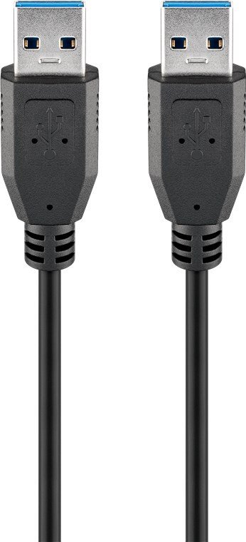 Cable USB 3.0 A Macho a USB A Macho NEGRO 5m