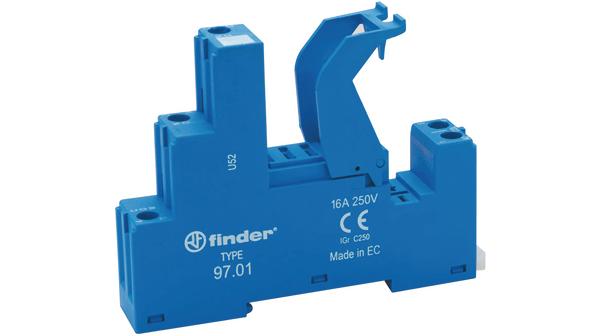 ZOCALO RELE CARRIL DIN y Panel serie 46.61 FINDER