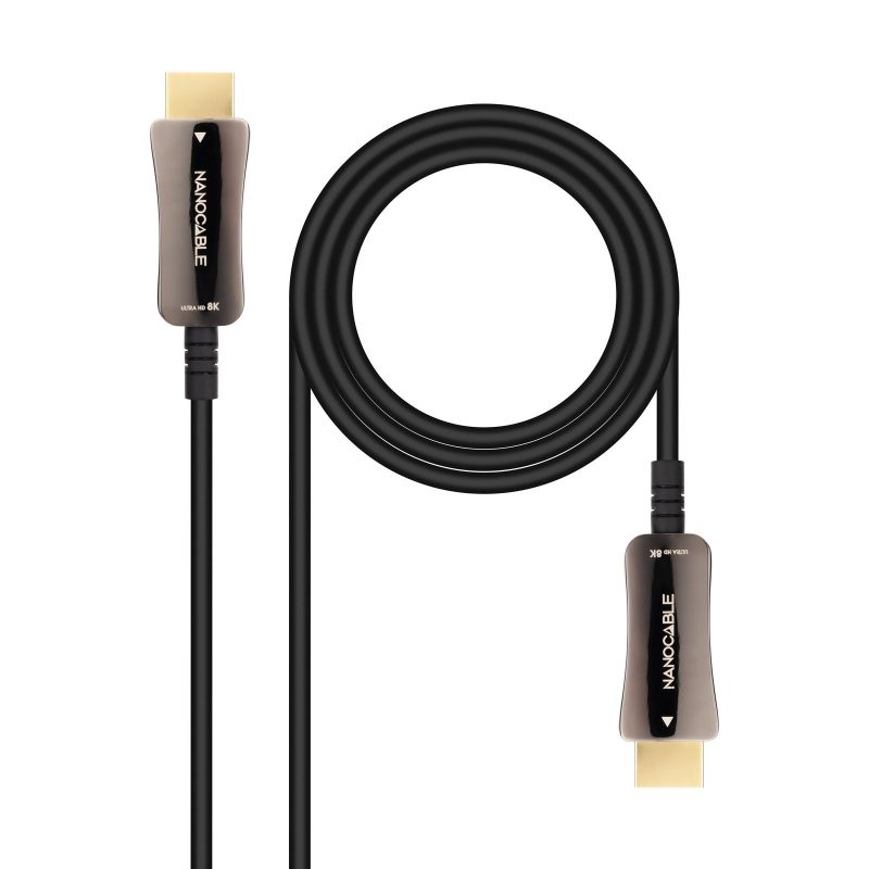 Cable HDMI V2.1 8K@60HZ AOC Fibra 10m NANOCABLE