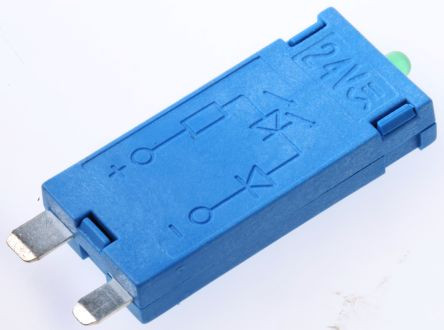 MODULO LED con diodo Verde  6-24Vac/dc FINDER