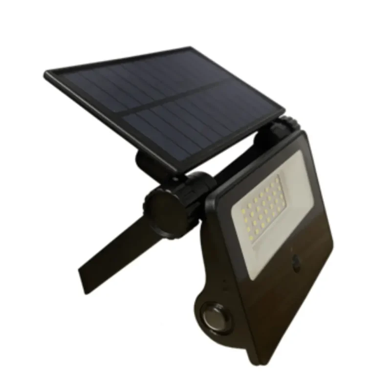 Foco LED con Panel Solar 15W 6500K IP54 Sensor 3 modos