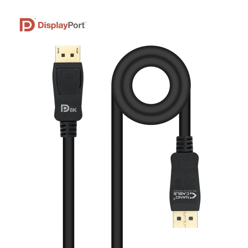 Cable DisplayPort 1.4 VESA 1m NANOCABLE