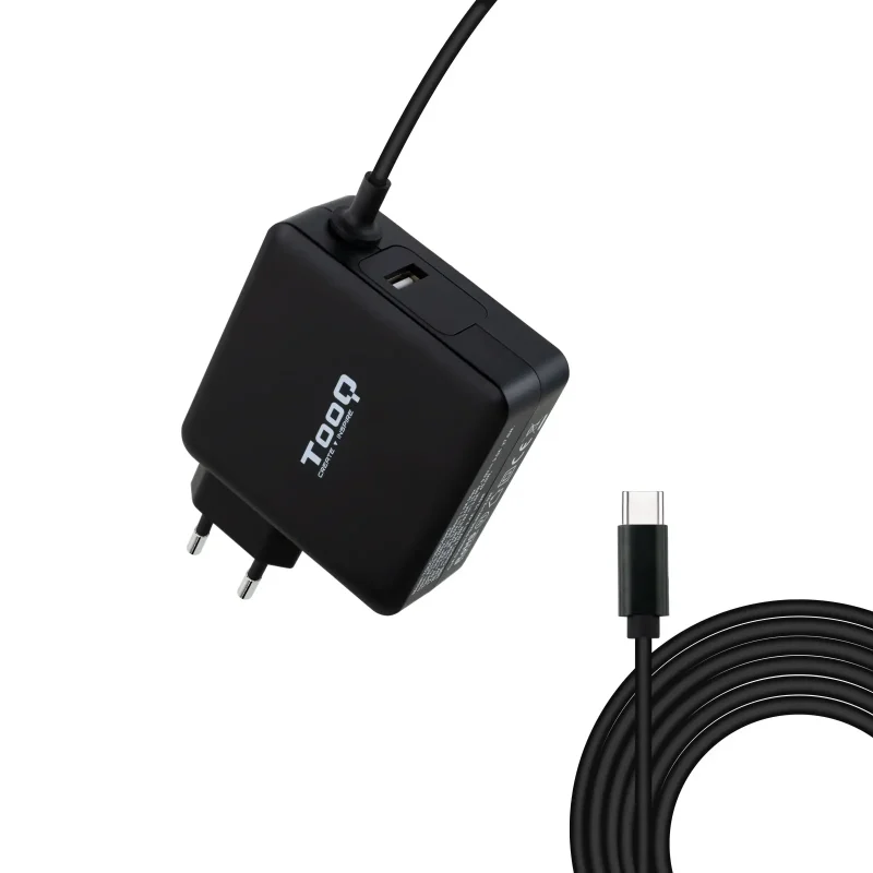 Cargador USB-C PD3.0 65W USB-A 12W TOOQ