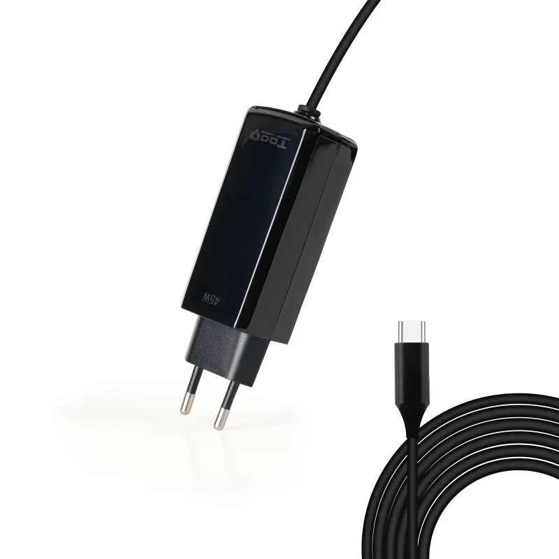 Cargador USB-C/PD 65W GAN Cúbico TOOQ